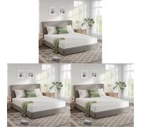 Novilla Materasso Matrimoniale 140x190 cm in Schiuma e Molle, Altezza 20 cm, Supporto Confortevole e Traspirante, Per un Sonno Silenzioso e Rigenerante