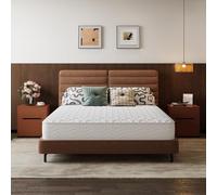 Novilla Materasso Matrimoniale 140x200 cm in Schiuma e Molle, Altezza 20 cm, Supporto Confortevole e Traspirante, Per un Sonno Silenzioso e Rigenerante