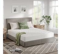 Novilla Materasso Matrimoniale 160x200 cm in Schiuma e Molle, Altezza 20 cm, Supporto Confortevole e Traspirante, Per un Sonno Silenzioso e Rigenerante