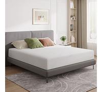 Novilla Materasso matrimoniale in memory foam da 10 pollici matrimoniale materasso a media fermezza per alleviare il dolore alla schiena e al sostegno con infusione di gel