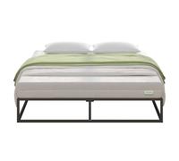 Novilla Rete Letto Singolo 90x190 Telaio del Letto della Piattaforma, Struttura Letto con Doghe in Legno, Base del Materasso, Montaggio Facile, Nero