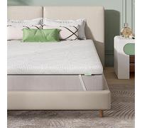 Novilla Topper 100x200, Topper Singolo in Memory Foam e Schiuma Traforata Comfort 7.5cm, Tessuto Traspirante e Delicato Sulla Pelle con Elastiche Antiscivolo, Sfoderabile e Lavabile Oeko-TEX