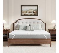 Novilla Topper Materasso in Memory Foam Gel 80x190cm, Spessore 5cm Comfort, Fodera Traspirante e Morbida con Cerniera, Sfoderabile e Lavabile, Base Antiscivolo, Imballato Sottovuoto