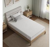 Novilla Topper Matrimoniale 120x190, 7.5cm Memory Foam + Schiuma Alta Densità, Coprimaterasso Morbido Traspirante, Fodera Rimovibile Lavabile per Letto, Campeggio, Ospiti