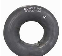 Novio, tubo camera d’aria 18 x 8,50-8/9,50-8, adatto per pneumatici per tosaerba a pedalata assistita, valvola diritta