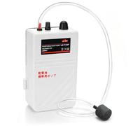 Novique Aeratore per esche vive per esterni, portatile, alimentato a batteria, pompa di ossigeno per acquario, gorgogliatore d'aria con pietra porosa e tubo d'aria per interruzione di corrente
