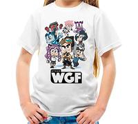 Novita' 2022 Maglietta del Team WGF Nuova Tutti i Personaggi Bambini Bambine Ragazzi Adulti v.3 (XS)