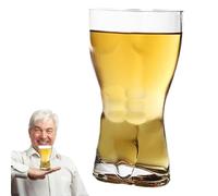 Novità Bicchiere da whisky con corpo artistico - Bicchiere da vino con corpo artistico - Bicchiere-da vino dalla forma unica con finitura liscia - Boccale da birra decorativo | per addio al celibato,