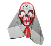 Novità copertura viso horror teschio Halloween cosplay dramma puntelli morte scudo testa adulto