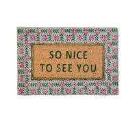 Novita' Home Coco Door Mat - Zerbino So Nice to see you Coco Door Mat - Zerbino So Nice to see you