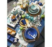Novità Home Mediterraneo - Piatto Fondo in Gres Blu