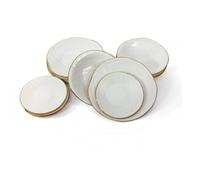 Novità Home Mediterraneo - Piatto Piano in Gres Bianco