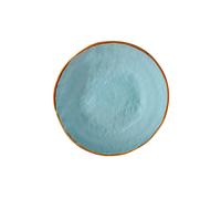 Novita' Home Mediterraneo, piatto dessert turchese 20 cm Mediterraneo, piatto dessert turchese 20 cm