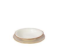 Novità Home - Set Piatti Piani, 4 Pezzi, Colore Bianco
