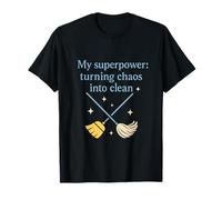 novità Janitor My Superpower Che trasforma Il Caos in Pulito Maglietta
