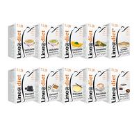 NOVITÁ! MaxiBAG 80 BUSTE DOLCE & SALATO pack proteico Line@Diet | 80 preparati in polvere PROTEICI in 10 GUSTI! | LOW carb, 0 zuccheri | Colazioni, spuntini, pranzi e cene pieni di GUSTO