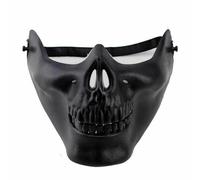 Novità Mezza Teschio Maschera Halloween Scheletro Jaw Viso Protezione Costume