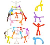 Novità Mini Man Colorati Magneti, Giocattoli Calamita Mini Persone, Bella Gomma Magnete Uomini Da Frigorifero, Per Bambini e Adulti Carica Magnetica Magneti, Per Frigo Ufficio Scuola Casa(10PCS)