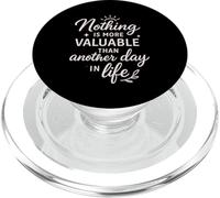 NOVITÀ Niente è più prezioso Life Quote Design PopSockets PopGrip per MagSafe