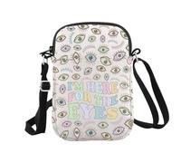 Novità Optometria Regalo I'm Here for The Eyes Zipper Pouch Makeup Bag per Optometrista, Per gli occhi Cr Eu, Borsa cosmetica con stampa
