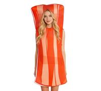 Novità pasto, uova in camicia pancetta Ensemble, vestibilità comoda con tessuto traspirante, costume leggero su tutto il corpo, stile cibo umoristico, abito da palcoscenico per carnevale Halloween