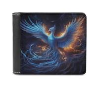 Novità Phoenix Graphic Portafoglio Bifold Slim Cash Card Holder Leather Purse, Stile:, Taglia unica