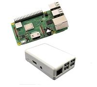 Novità. Raspberry Pi 3 Model B + con custodia chiusa per il modello B + bianco White