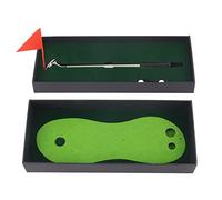 novità Set da Pratica per Minigolf Divertente Penna da Putter Tappetino da Mettere Regalo Perfetto per i Golfisti