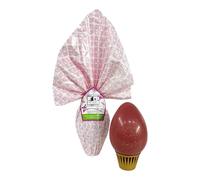 NOVITÀ | Uovo di Pasqua cioccolato RUBY rosa e GEMME DI PISTACCHIO | GRANDE 300gr | SORPRESA | Cioccolato Artigianale Italiano alta qualità