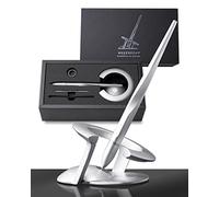 novium Hoverpen Interstellar - Penna a sfera di ingegneria tedesca con caratteristiche magnetiche, argento Starlight