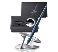 novium Hoverpen Interstellar penna che fluttua, Neptune Blue - Design futuristico ispirato allo spazio, penna a sfera di lusso con ricariche Schmidt, idea regalo e decorazione da scrivania