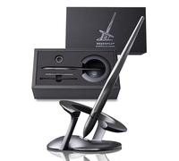 novium Hoverpen Interstellar penna che fluttua, Space Black - Design futuristico ispirato allo spazio, penna a sfera di lusso con ricariche Schmidt, idea regalo e decorazione da scrivania