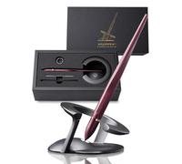novium Hoverpen Interstellar - Penna fluttuante da scrivania, anello in oro 18 carati, design ispirato allo spazio, penna a sfera con ricarica, idea regalo di lusso, Mars Magma