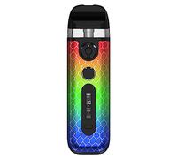 Novo 5 Kit (Cobra Verde Rasta), vaporizzatore E-Cig dotato di cartuccia Pod Novo 5 Meshed 0.7Ω MTL da 2 ml, kit Vape Pod alimentato da batteria integrata da 900 mAh, senza nicotina