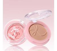 NOVO - Bow Embossed Soft Blush - 5 Colors 01# Addictive Pink - 3g