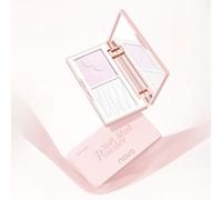 NOVO - Dual-Color Multi-Effect Soft Mist Pressed Powder - 3 Colors 03# Natural (4g + 4g)