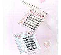 NOVO - Light and Flexible Glue-Free False Eyelashes - 3 Types 02# Bushy (8-13mm x 36 pcs)