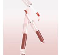 NOVO - Matte Dewy Dual-Effect Lip Gloss - 6 Colors 683# Red Brown (1.4g & 1.3g)