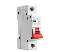 NOVOCE Interruttore Automatico MCB 220V 400V Mini Interruttore Automatico Tipo C 4. Interruttore AC 5ka (Color : 10a, Size : 1 Pole C Curve)
