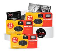 Novocolor APM401004 - Set di fotocamere usa e getta con 27 esposizioni x3 e cartoncini usa e getta Clikoze