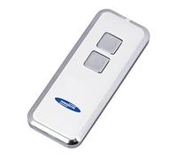 Novoferm Novotron 522 - Telecomando per porta del garage (trasmettitore a 2 canali; crittografia a 64/128 bit; 433 MHz; argento/bianco) TM15912001150