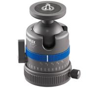 Novoflex CB3 II testa per treppiede Nero, Blu Metallo 1/4, 3/8\" Palla