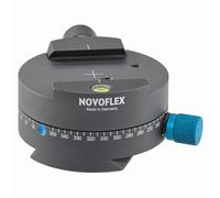 Novoflex Piastra panoramica con attacco rapido Q, base a coda di rondine e incisione a 360 gradi