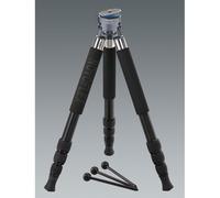 Novoflex treppiede a 3 gambe c. Calotta sferica, gambe compatte in alluminio a 4 segmenti, 3 mini gambe intercambiabili e borsa per treppiede