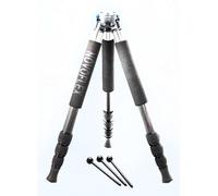 Novoflex treppiede a 3 gambe con gambe compatte a 4 sezioni in fibra di carbonio, 3 mini gambe intercambiabili e borsa per treppiede