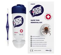 Novokill Recotin Kick the Tick - Kit rimozione zecche con spray refrig