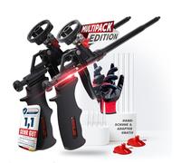 Novolari 2 x pistola in schiuma PU con valvola a chiusura automatica e punta in rame durevole - risultati precisi senza sforzo di pulizia - Pistola in schiuma per la massima durata - Foam Gun