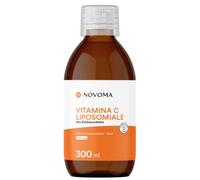 NOVOMA Vitamina C liposomiale 1000mg, Alta Biodisponibilità, Con Vit C liposomiale Quali®-C, Acido Ascorbico Puro, Sistema Immunitario e Stanchezza, Flacone da 300 ml (ex Nutrivita)