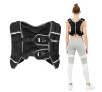 Novonova 12 KG Giubbotto Zavorrato per Donne e Uomini, Gilet Zavorrato Regolabile con Strisce Riflettenti Weighted Vest per Allenamento, NV-3005