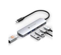 NOVOO 5 in 1 USB C Hub HDMI 4K@60Hz, USB A 3.0 5Gbps *2, USB C 3.0 5Gbps, tipo PD 100W Max Ricarica per Adapter Compatibile con Macbook Air Pro